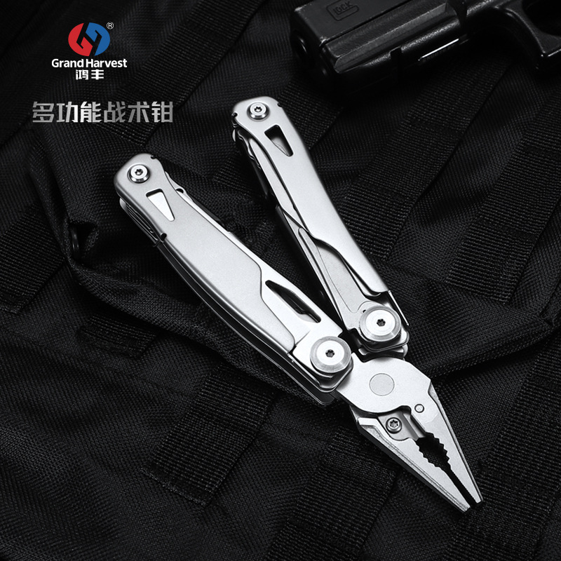 鸿丰暴涛户外多用尖嘴钳应急多功能钳刀野营装备工具刀折叠战术钳