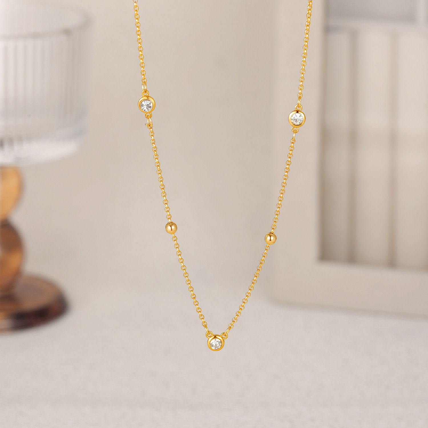 Geometric Simple Style Commute 304 Stainless Steel Pendant Necklace Plating Lobster Trigger Clasp Closure display picture 7