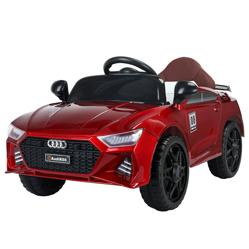 Электрический детский автомобиль Audi на 4 колёсах, пульт и управление через приложение, 1–2 мотора