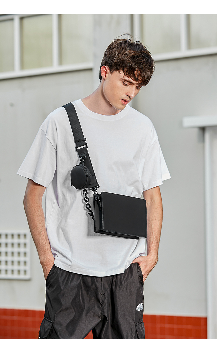 Personalisierte Umhängetasche Für Damen Und Herren Mit Kette_voghion.com