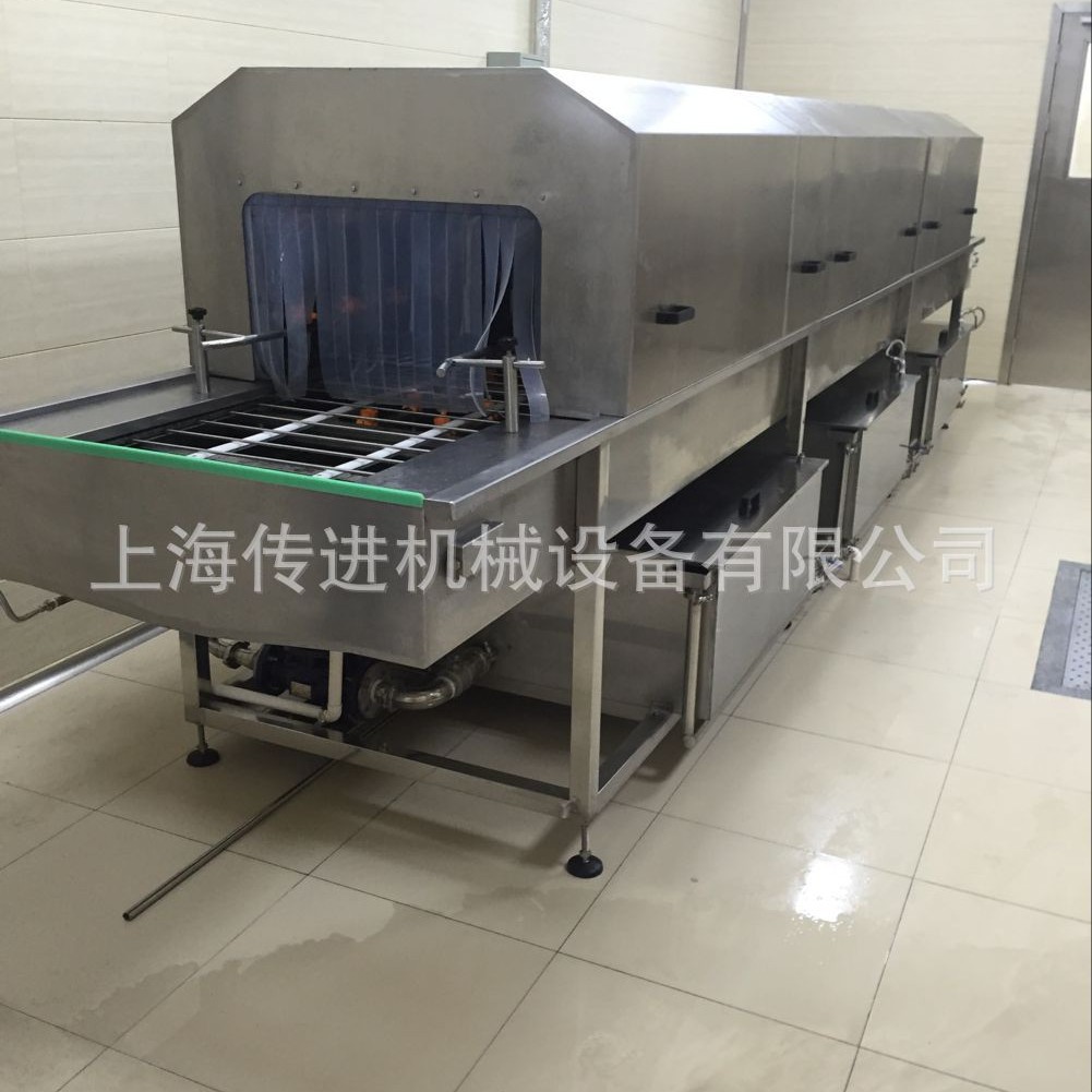 供应蔬菜周转箱清洗机，面包配送周转箱清洗机