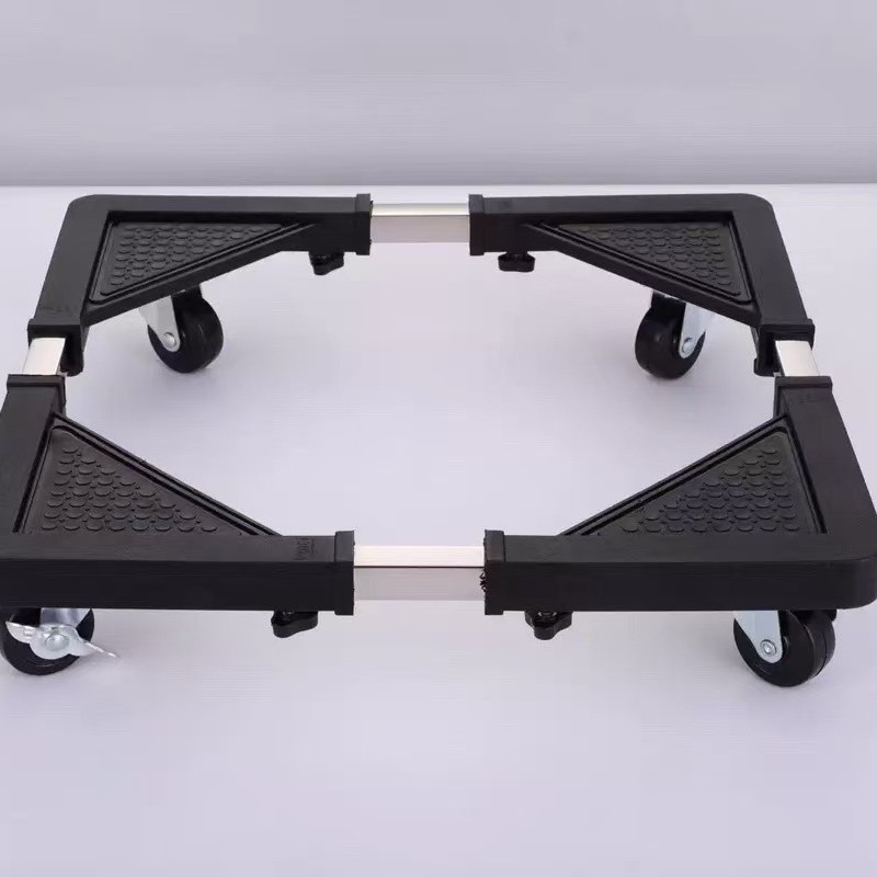 El nuevo soporte de base de lavadora ajustable retráctil, polea móvil, rueda universal, impermeable universal, a prueba de golpes y elevado