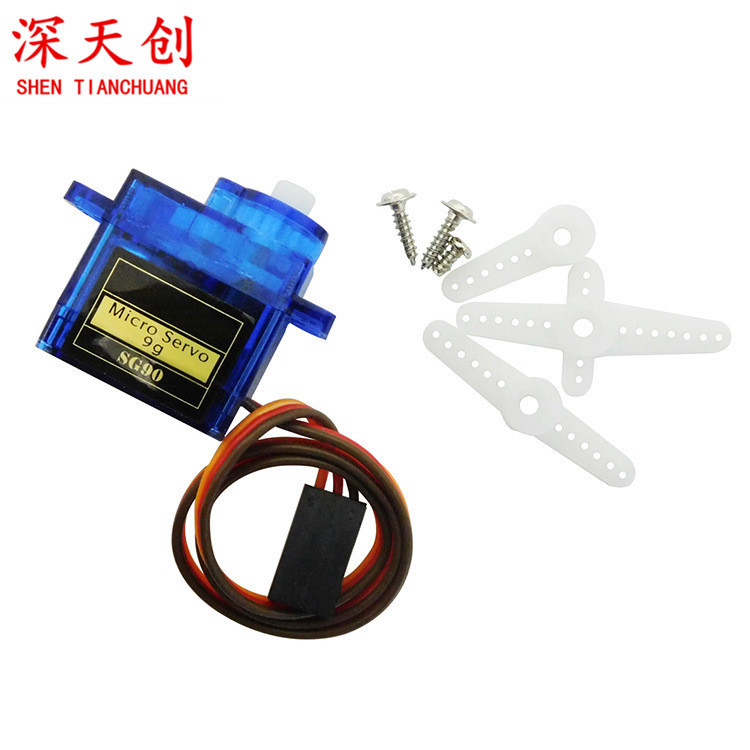 SG90 9G steering gear/9G 450 helicopter fixed wing Black QC logo Super Silver Swallow