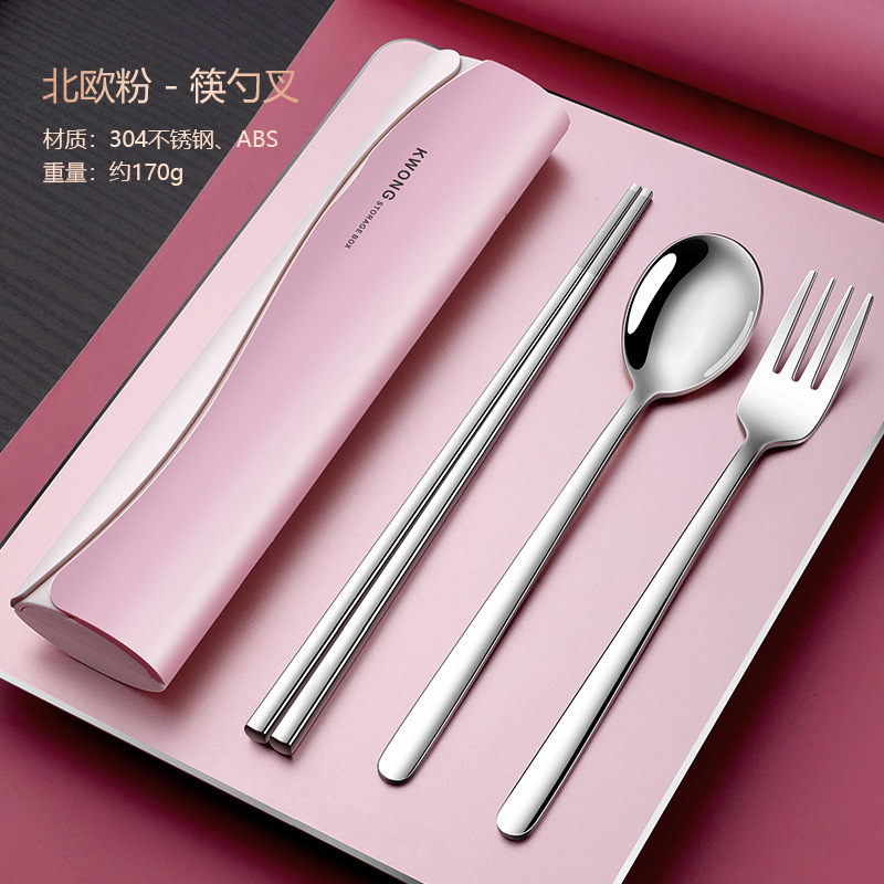 (304) 북유럽 분말-젓가락 숟가락 포크