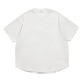 TRS men's clothing | 24SS cool technology 290g space cotton base Japanese style loose arc hem short sleeve t-shirt for men