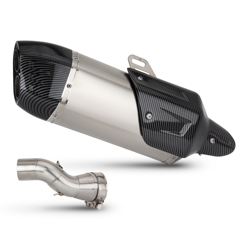 Suitable for Motorcycle Modification: R1200Gs Mid-Section, R1200/1250Gs/Adv Waterbird Exhaust Pipe Mid-Tail Section