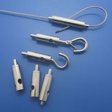 【专业生产】钢丝绳锁线器 灯具卡线器 吊绳固定座 吊装五金配件