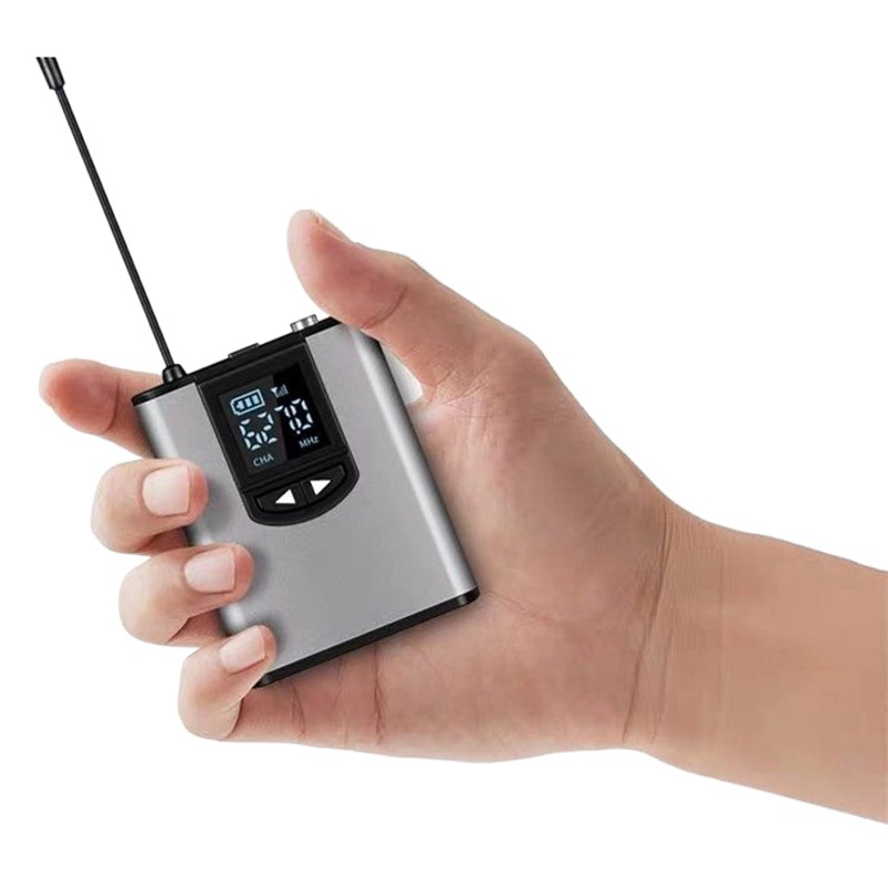 Nuevo inalámbrico headwear collar clip pequeña abeja micrófono de radio profesional móvil en vivo entrevista al aire libre fotografía Cámara micrófono