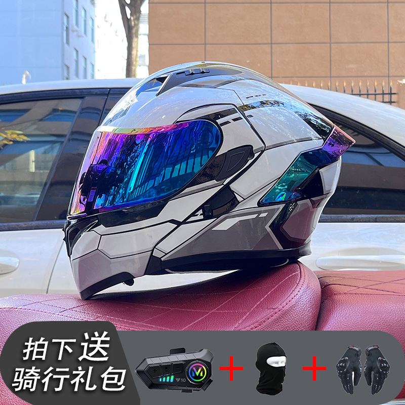 Gundam plateado con cola de color Bluetooth Y10 chapado en color