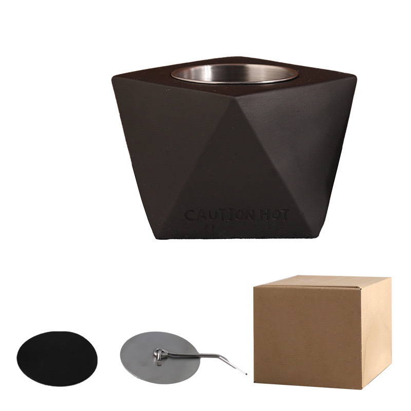 블랙(스토브+컵+뚜껑+패드)