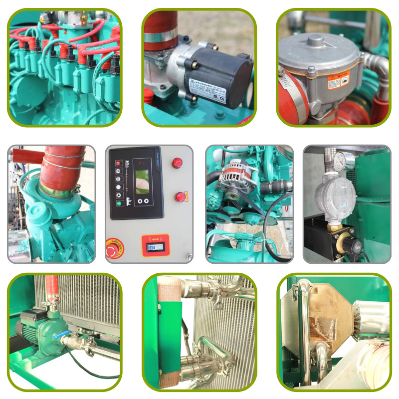 カミンズシリーズ ガス発電機 サイレントオープンフレーム 天然ガス バイオガス LPG ハイパワー パラレル接続可能|undefined
