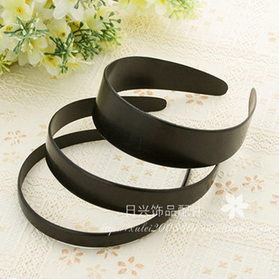 韩版塑料光面发箍简约 带齿发箍刘海压发头箍塑料包布发夹头饰|ms