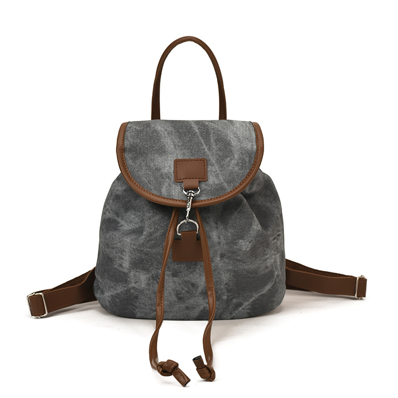 Mochila coreana retro ocio de estilo extranjero para mujeres 2025 otoño moda ligera ocio viaje mochila pequeña