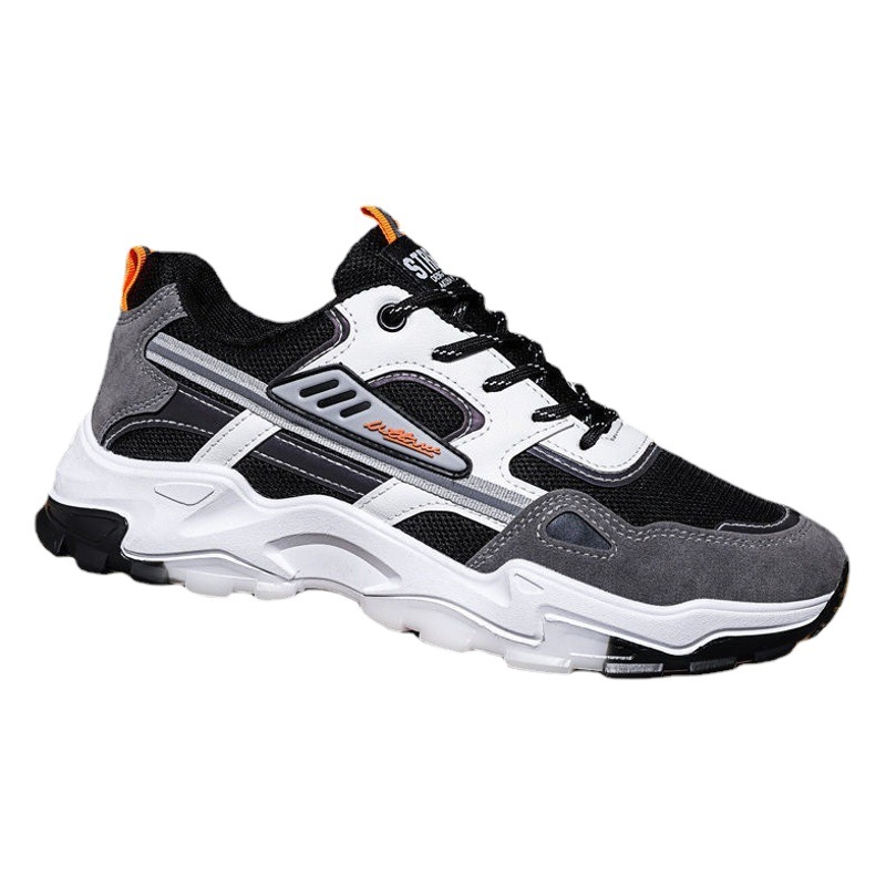 Suministro directo de fábrica gran cantidad de descuento otoño zapatos de hombre moda torpe zapatos moda coreana todo-juego zapatilla casual zapatos de hombre