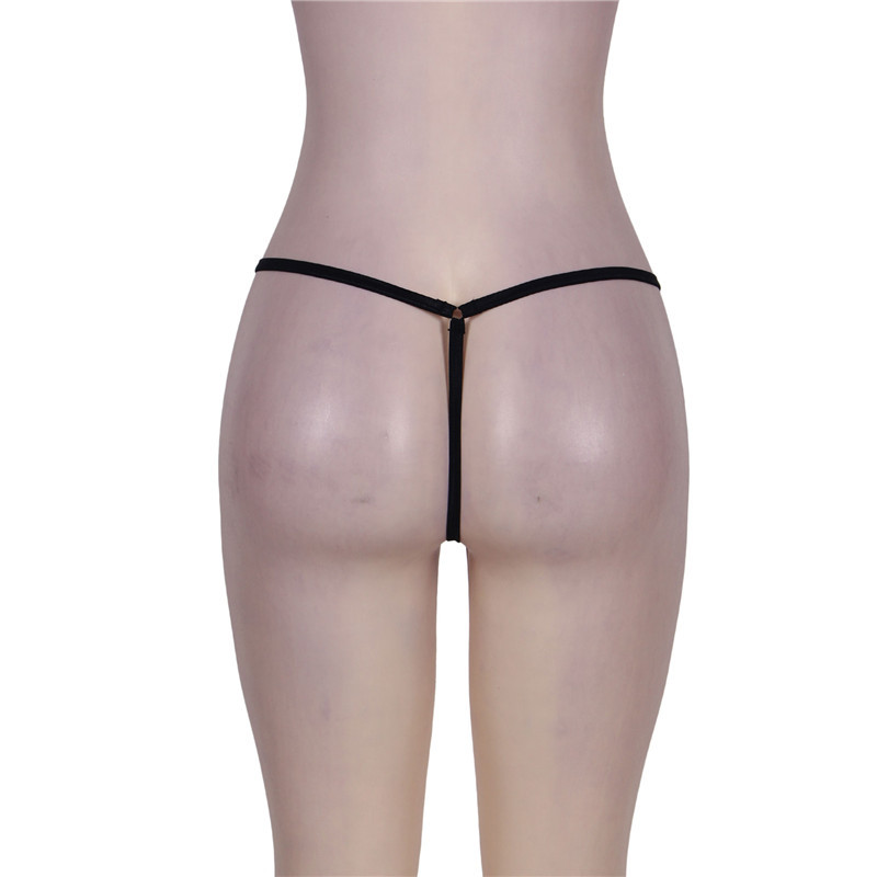 Fuente de fábrica ropa interior de sexo de tamaño grande, dama sexy una pieza de trozos negros con cremallera sin pantalones interiores