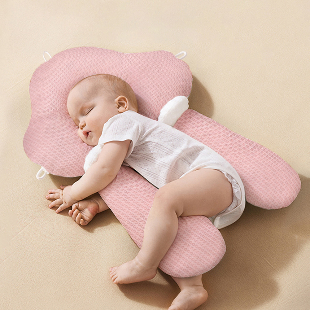 Baby Shaping Pillow Newborn Baby Comfort Pillow Sleeping Correction Head Shape Anti-Migraine Baby Pillow Source Factory