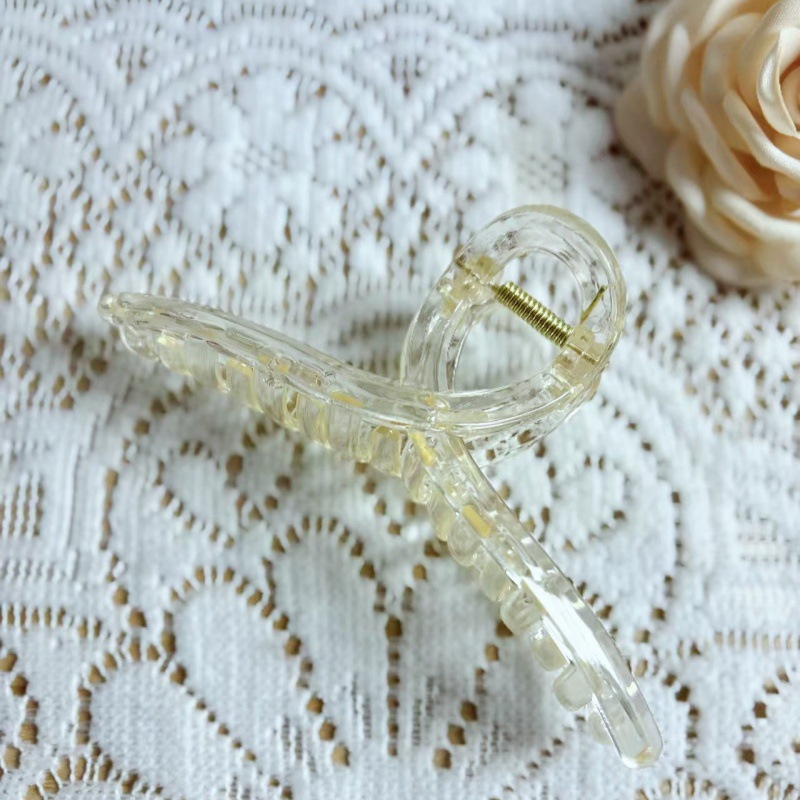 グラブクリップ サメクリップ 良質 13cm ふっくら後頭部の髪 高級ヘアクリップ ハーフタイヘアクリップ 小さな爪クリップ