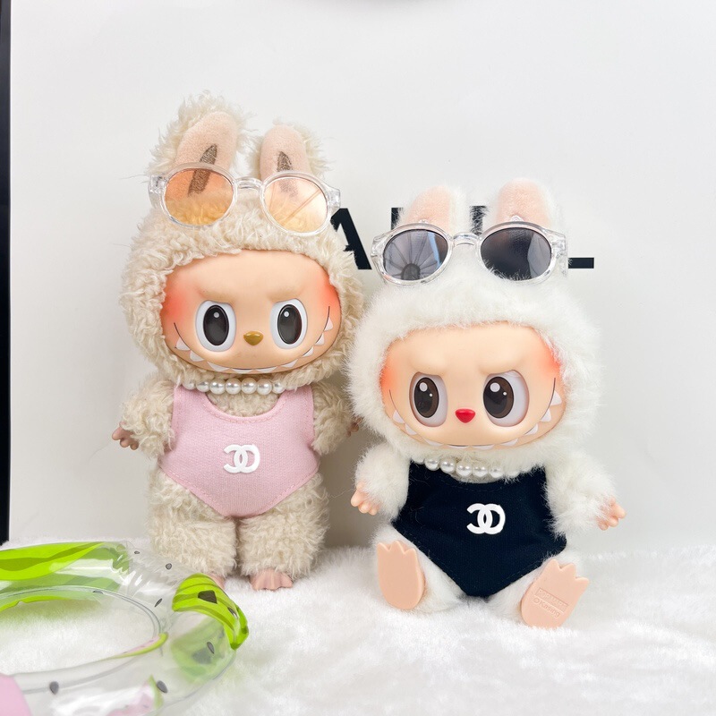 ラブブベビー服アクセサリー、小香風水着セット、ビニールブラインドボックス、ラブブ服の交換用1、2、3世代|undefined