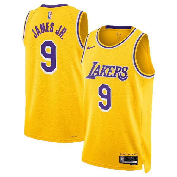 25-й сезон NBA термопечатная баскетбольная майка Lakers №77 Лука Дончич James Statement Edition