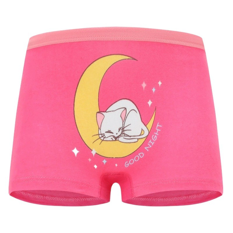 Комплект из 12 детского хлопкового нижнего белья для девочек, детские боксеры, дышащие боксеры из чистого хлопка, дышащие боксеры для девочек среднего и большого возраста