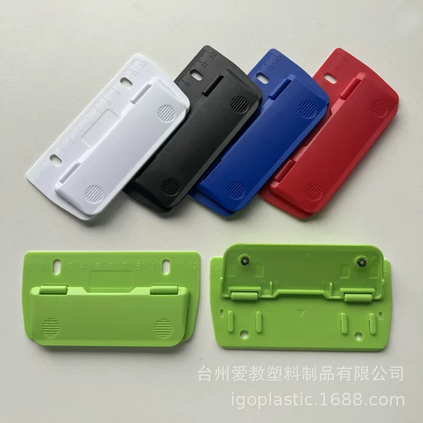 Cross-border two-hole folder punch plastic punch gift punch promotional punch