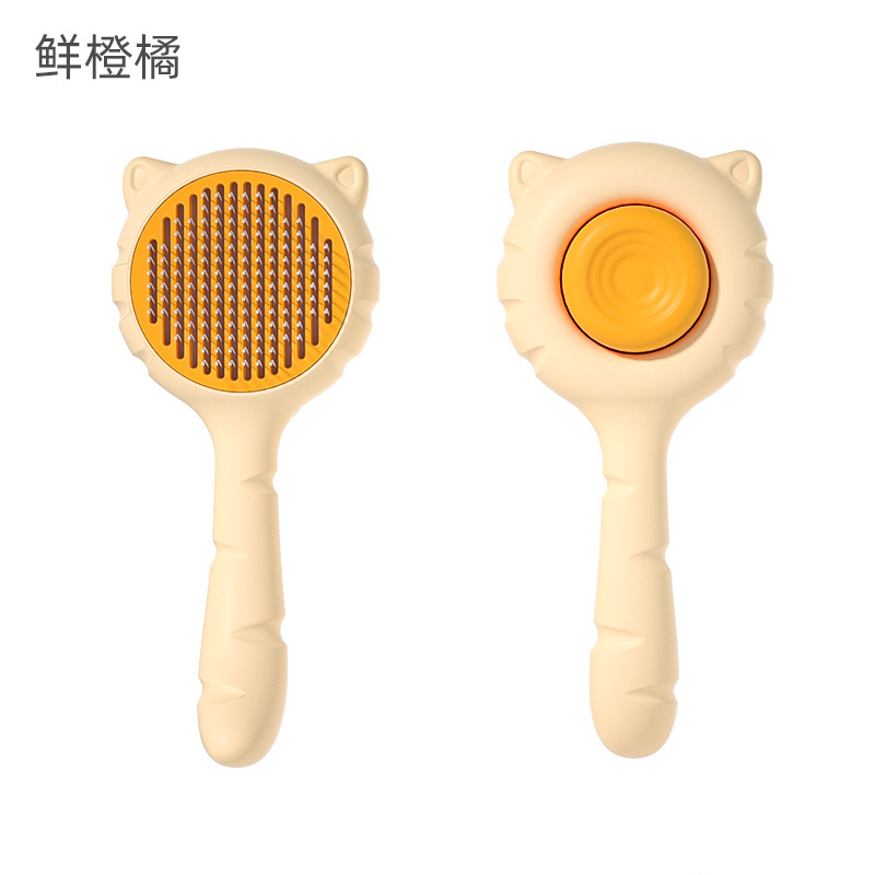 Peine para mascotas Peine para perros Peine para gatos Peine de fila Peine para orejas de gato Peine para eliminar el pelo flotante Peine para presionar el pelo de las piernas