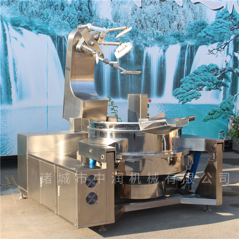 中润熬糖设备 糖醋排骨炒糖色锅 大型全自动炒糖机