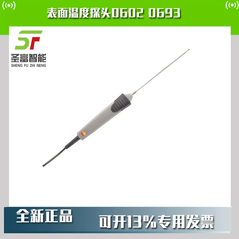 Датчик температуры поверхности Testo Detu с небольшим измерительным наконечником, номер заказа термопары K-типа 0602 0693