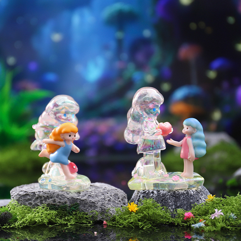 漫画かわいいギフト追跡少女ブラインドボックス女の子フィギュアクリエイティブホリデーギフト卸売デスクトップ装飾品装飾|undefined