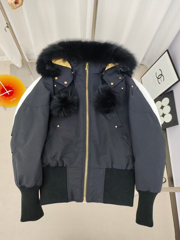 小剪刀羽绒服03女款冬季修身中长款狐狸毛领金标Moose Downjarket|undefined