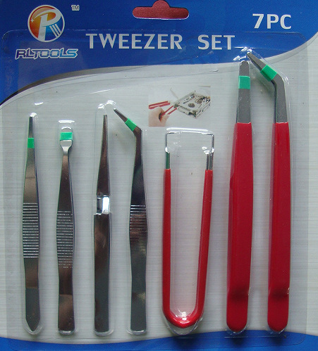 镊子批发镊子7件套镊子套装镊子光柄镊子镊子不绣钢手机维修