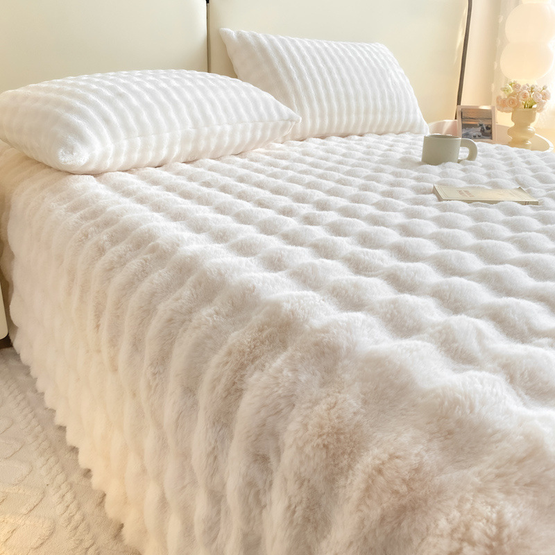 Fleece sheet, duvet, increased thickness