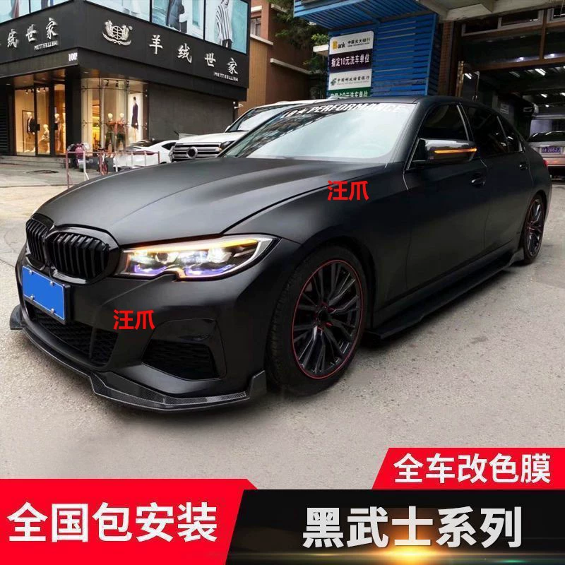 Автомобильная пленка полный цвет кузова, матовая, керамическая черная электрооптическая самурай черное пианино
