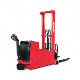 Small Fully Semi-Electric Legless Counterweight Stacker Lift Truck Walking Pallet Handling Abrasive Tool Handling Battery Forklift
