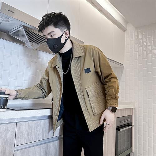 Men's Jacket with a Cool, Stylish, Street-Ready Design for Young Men 301C-Jk18-P98控138