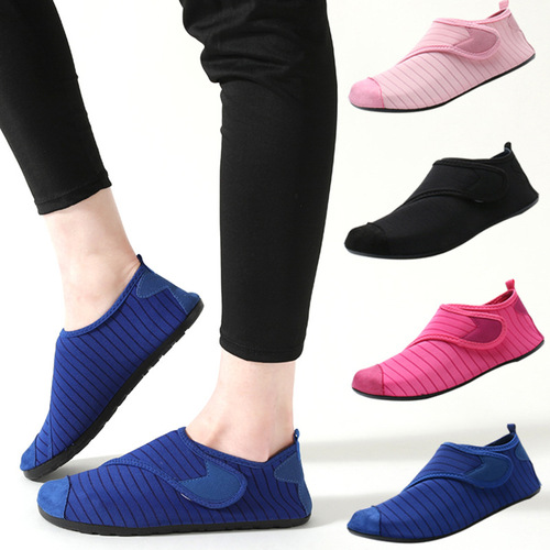 Beach shoes for men and women, diving and snorkeling shoes for adults and children, wading swimming shoes, non-slip, anti-cut, soft-soled, barefoot river shoes