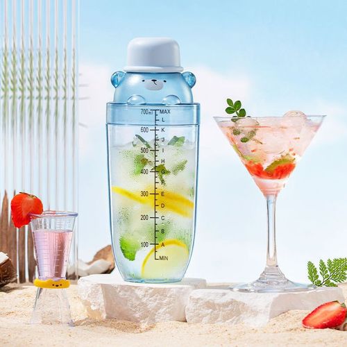 Ice-breaking cup, cocktail cup, milk tea shop special lemon tea drink, beverage making tool set, shaker cup, shaker cup