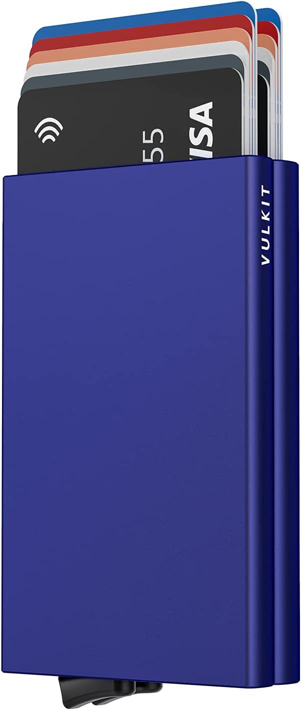 Titular de tarjeta de metal comercio exterior de los hombres RFID antirrobo cepillo europeo y americano Amazon metal aleación de aluminio titular de la tarjeta