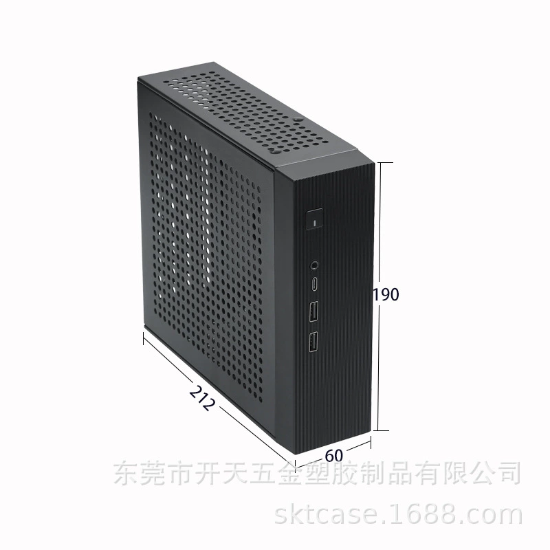 SKTC Star Kaitian M09 Mini HTPC Host ITX Шасси постоянного тока Промышленное управление Шасси с заводским прямым настенным креплением
