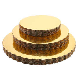 厂家直销金色花边蛋糕底托圆形瓦楞纸蛋糕垫蛋糕托盘cake board