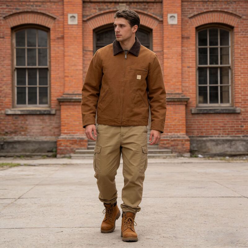 Spring and Autumn Edition OKONKWO cleanfit Detroit Jacket Santa Fe J97 Star Crossing Canvas Jacket