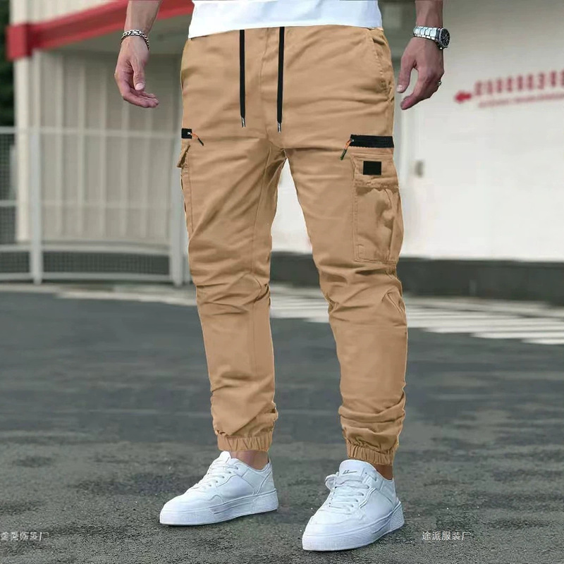 European and American Style Spring and Autumn All-Season Men's Casual Pants, Joggers, Outdoor Work Pants with Multiple Pockets European and American Style Spring and Autumn All-Season Men's Casual Pants, Joggers, Outdoor Work Pants with Multiple Pockets