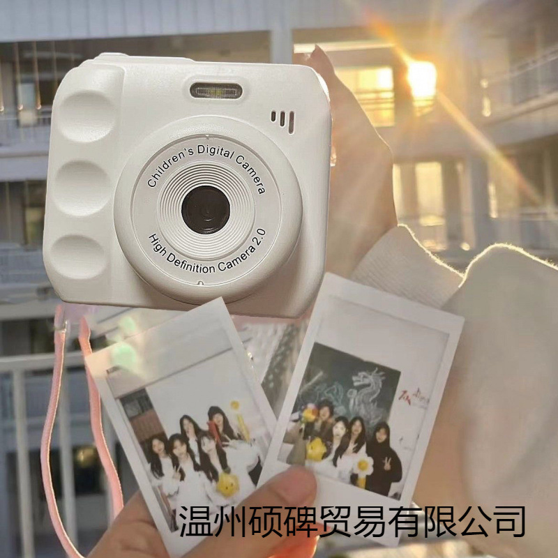 High-Definition Dual-Camera Cute Digital Camera, Polaroid Card Machine, Campus Students Can Take Photos and Upload Them to Mobile Phone Cameras