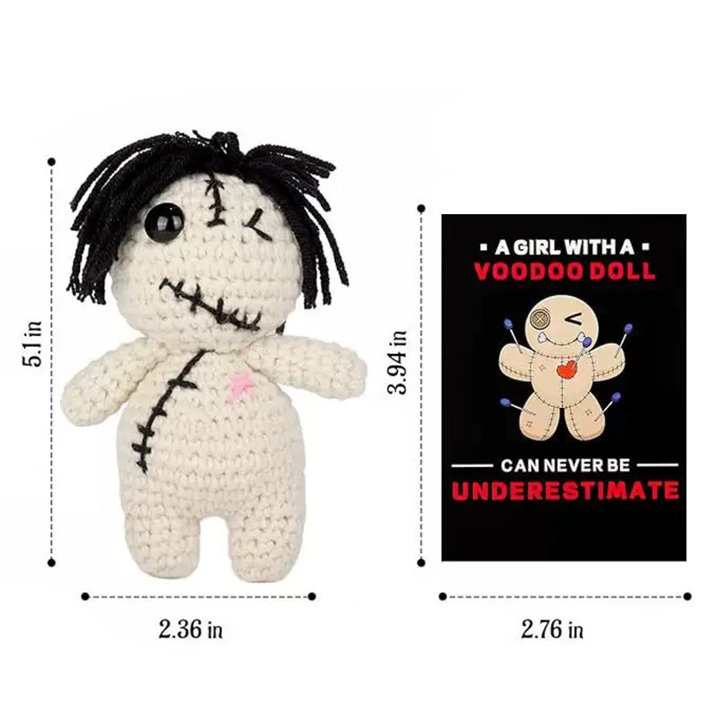 Кросс-бордерные новые куклы вуду, веселая серия на Хэллоуин, ручная работа, крючком