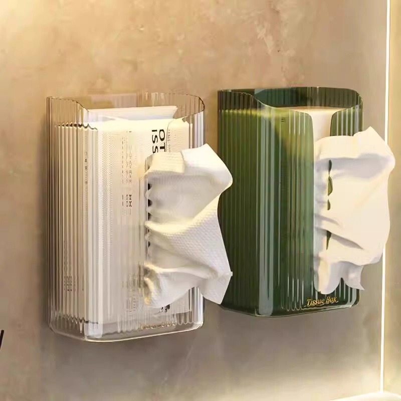 纸巾盒壁挂式抽纸盒家用洗脸巾纳盒厕所卫生间厨房倒挂餐巾纸盒|undefined