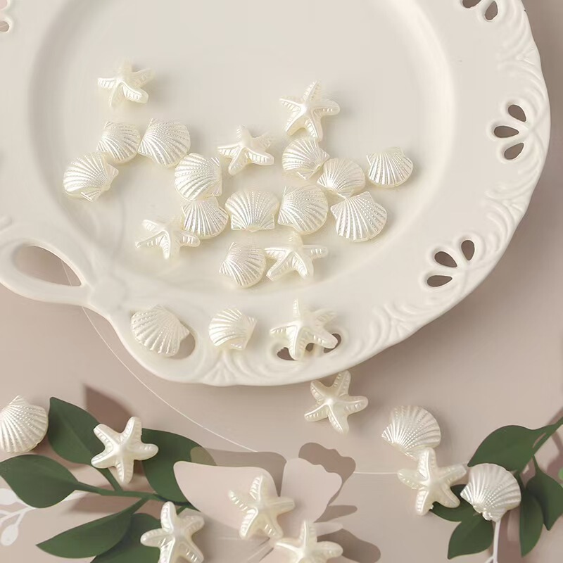 Abs Imitation Pearl Starfish Shell DIY Handmade Material Accessories Mobile Phone Case Earrings Hairpin Bag Decoration Accessories Abs Imitation Pearl Starfish Shell DIY Handmade Material Accessories Mobile Phone Case Earrings Hairpin Bag Decoration Accessories