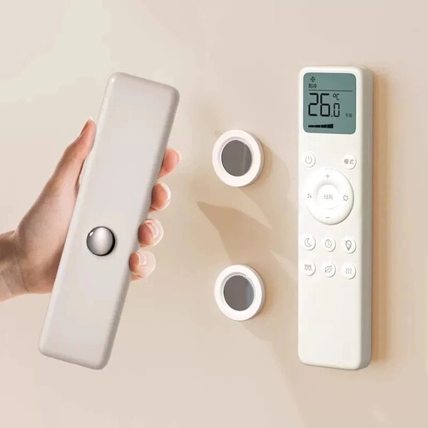 Tv Air Conditioner Remote Control Wall Fixed Storage Punch-Free Wall Hanging Strong Magnetic Hook