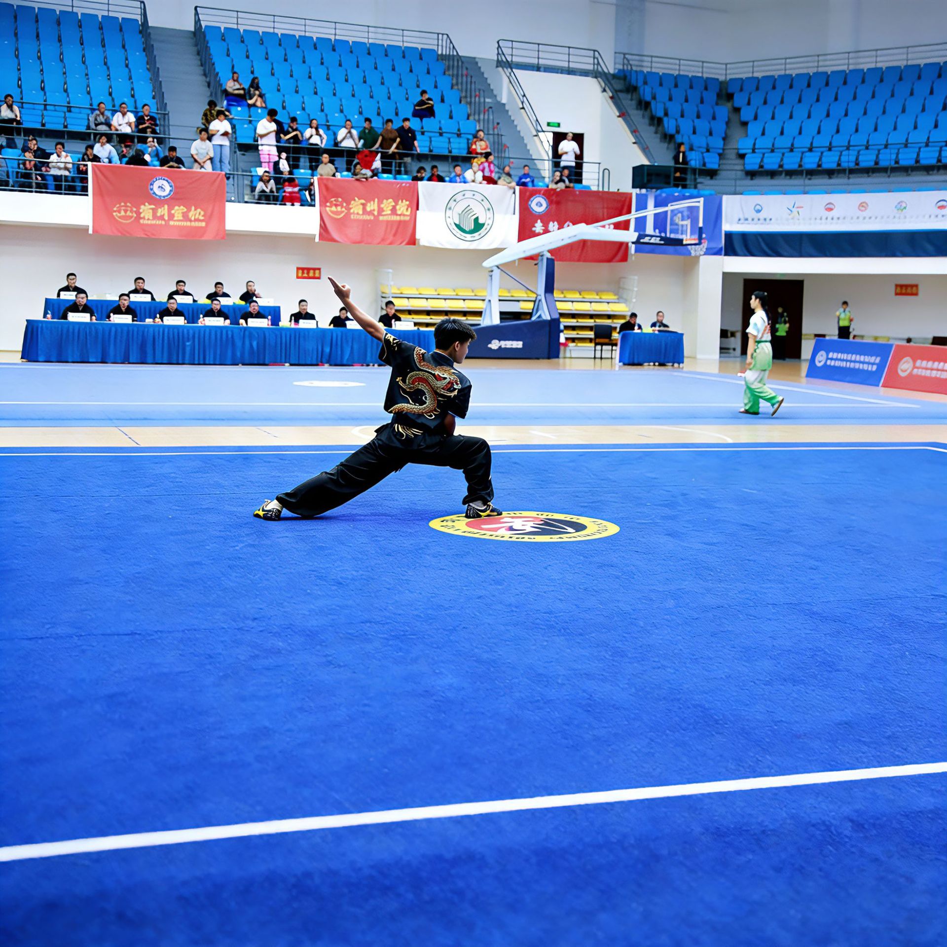 Professional martial arts carpet for competition training, cheerleading, dance practice mat, non-slip artistic gymnastics roll mat, XPE carpet