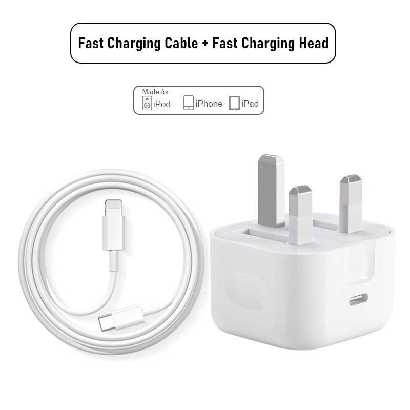 PD20W 英国標準急速充電充電ヘッド Apple 携帯電話 iPhone15-11Pro 3 ピン折りたたみ充電器 8 に適しています|undefined