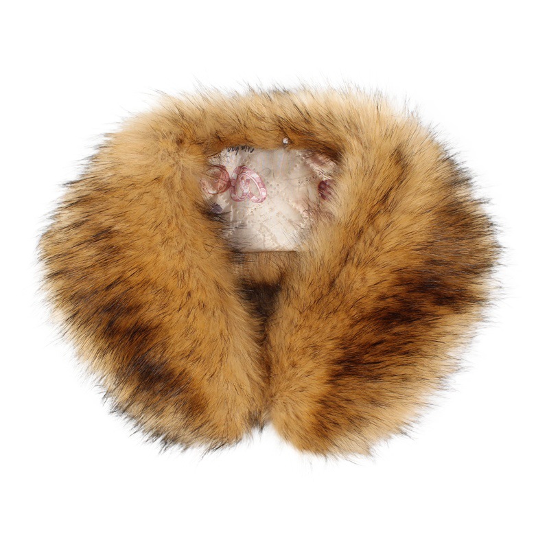 Imitation Fox Fur Imitation Rabbit Fur Shawl Imitation Fur Collar Fur Scarf Scarf Cross-Border E-Commerce Factory Wholesale